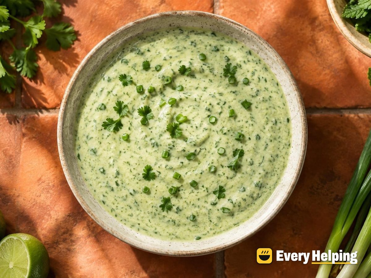 Creamy Yogurt Tahini Lime Cilantro Dressing