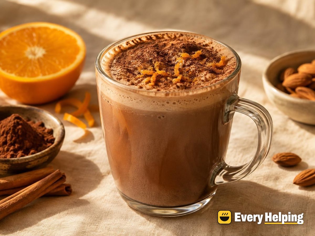 Orange Cinnamon Mocha Almond Latte