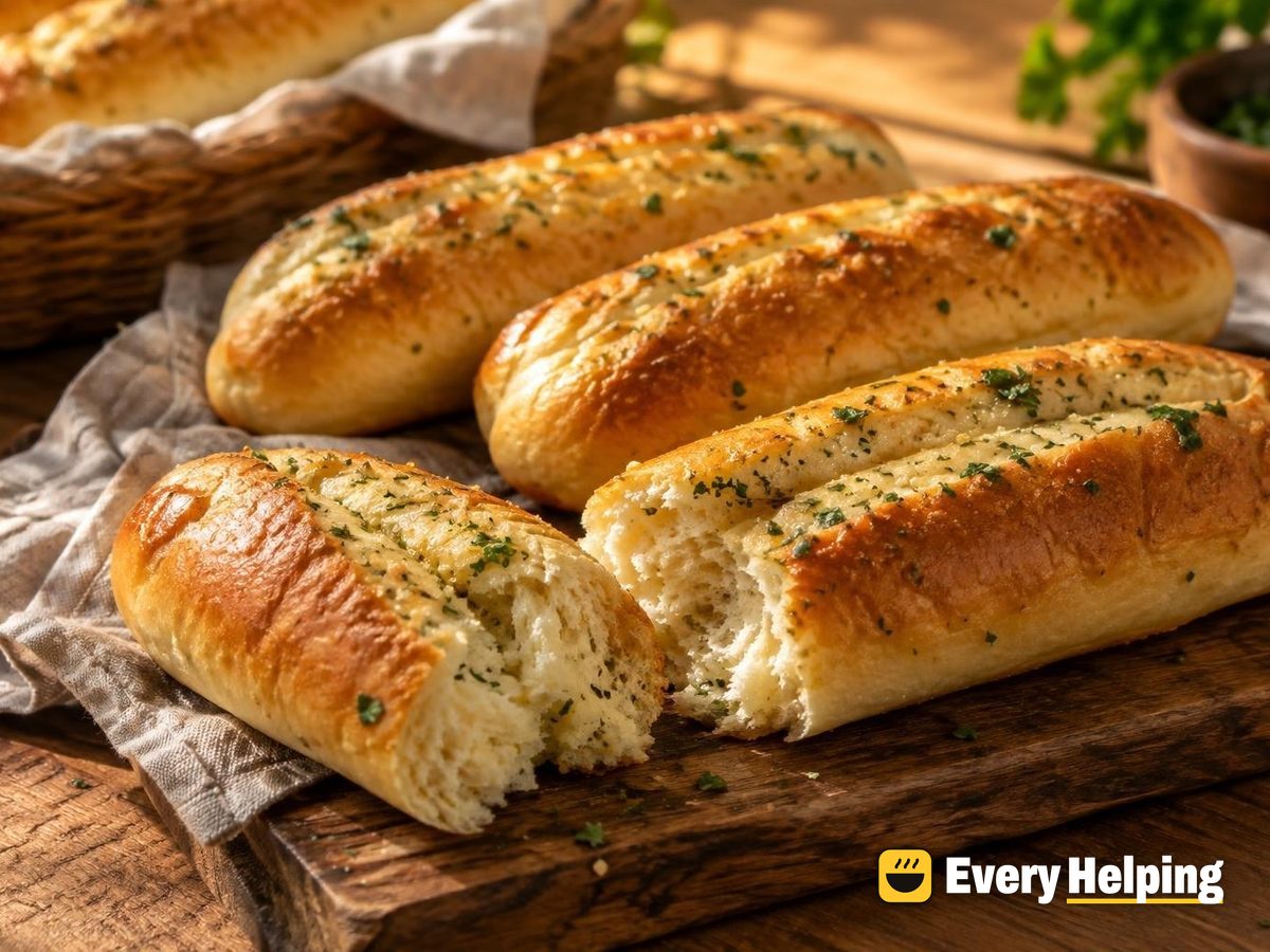 Soft Garlic Herb Buttermilk Hot Dog Buns