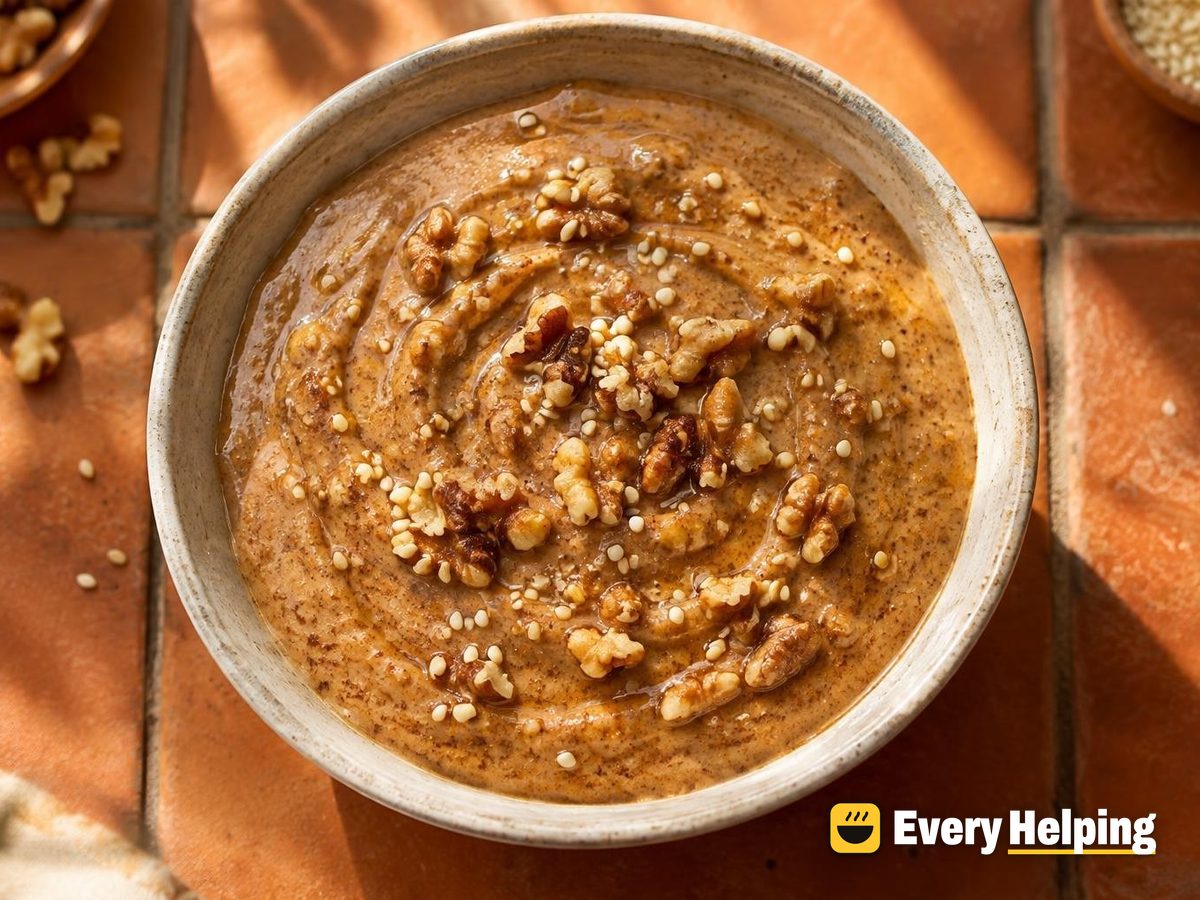 Crunchy Honey-Cinnamon Walnut Sesame Butter