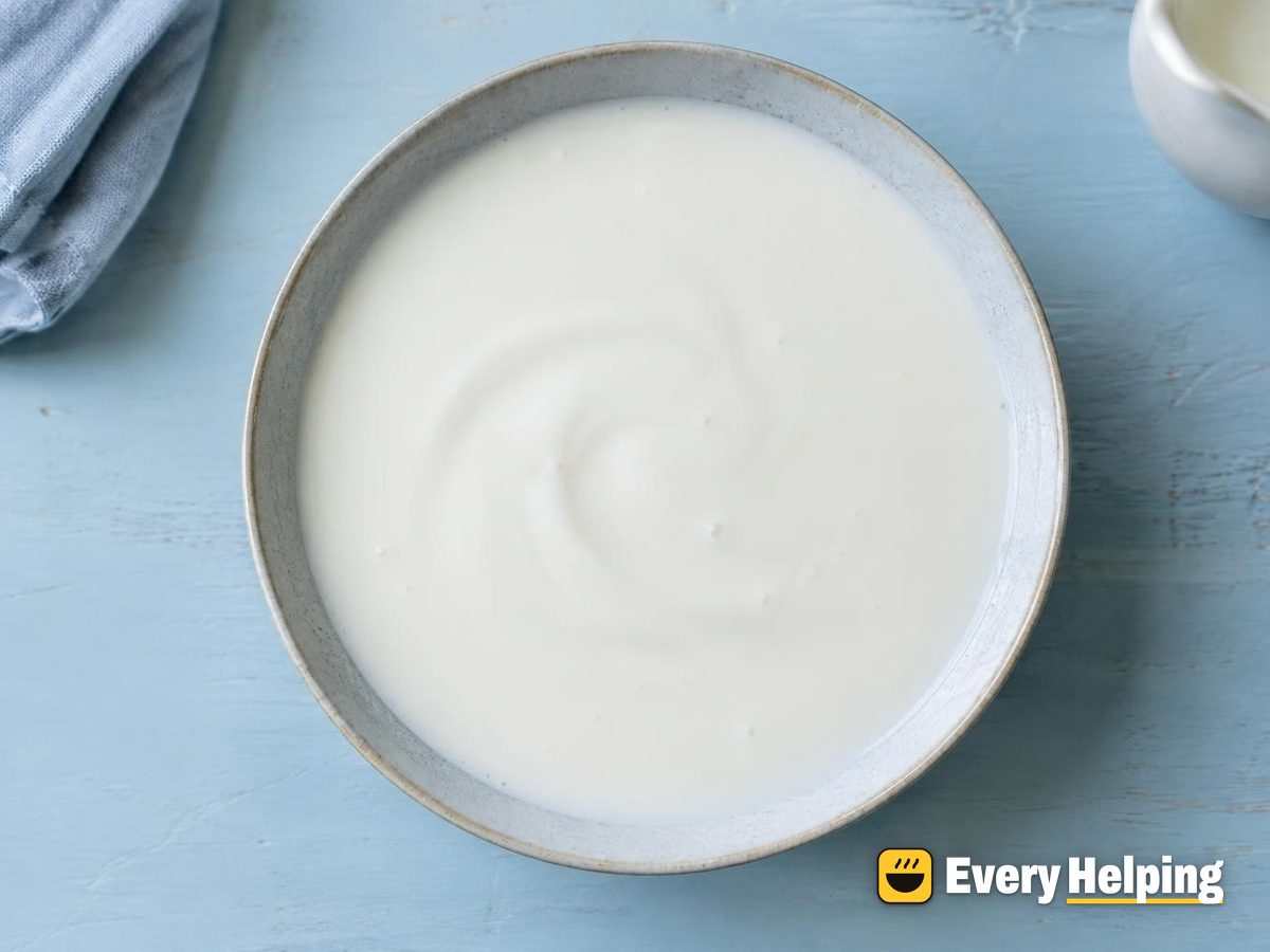 Pourable Plain Skim Milk Yogurt