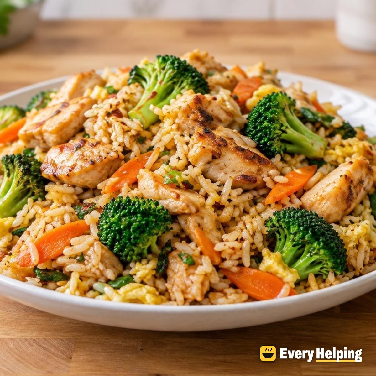 Lime Ginger Chicken Thigh Fried Rice