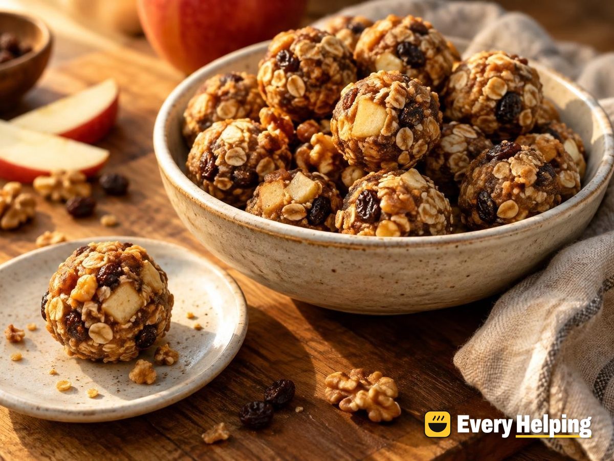 Apple Pie Walnut Raisin Bites