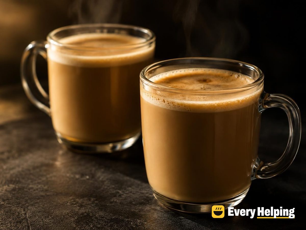 Hot Americano with Warm Soy Milk