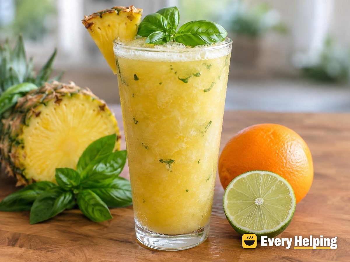 Pineapple Orange Basil Citrus Slush