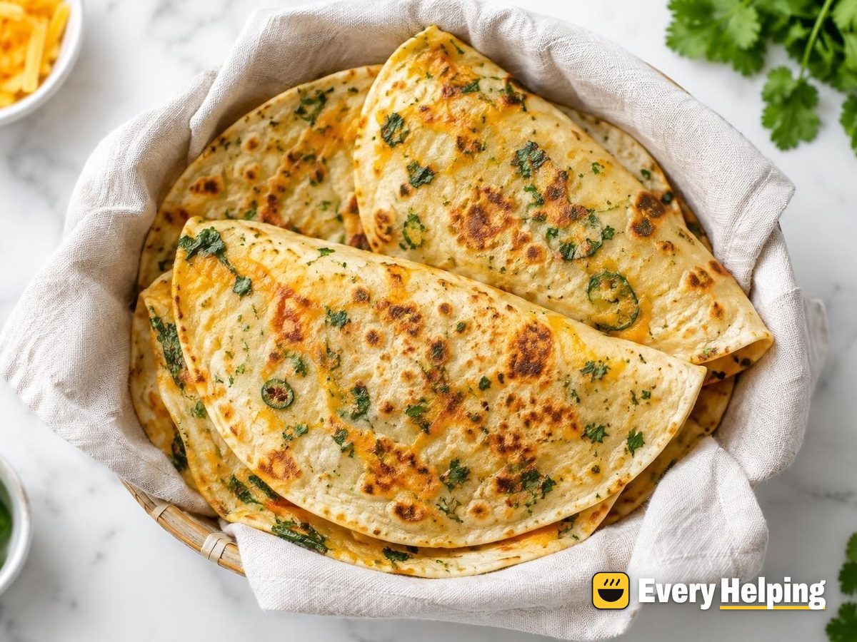 Cheddar Jalapeño Cilantro Tortillas