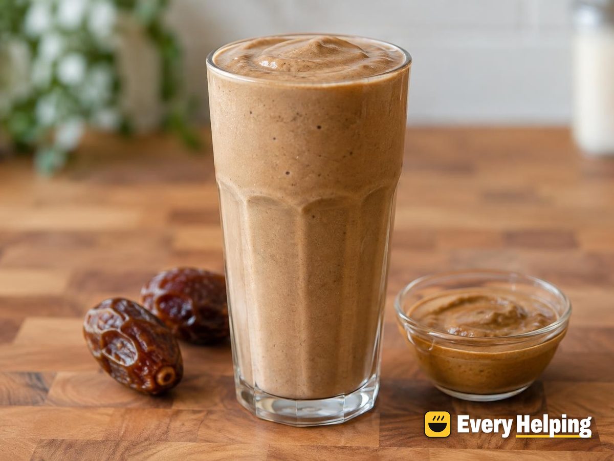 Espresso Almond Butter Date Protein Shake