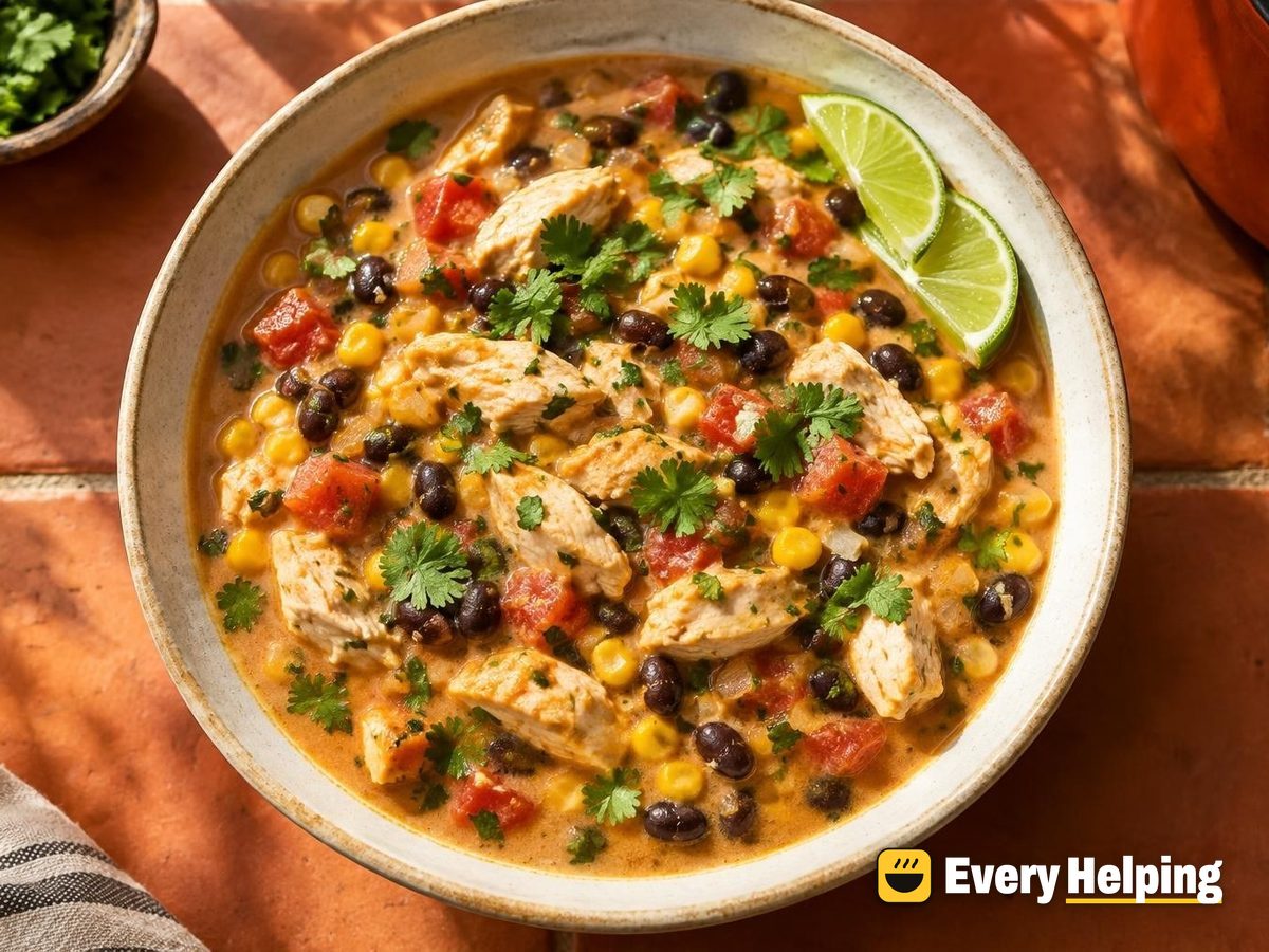 Turkey Breast Coconut Curry Chili with Black Beans