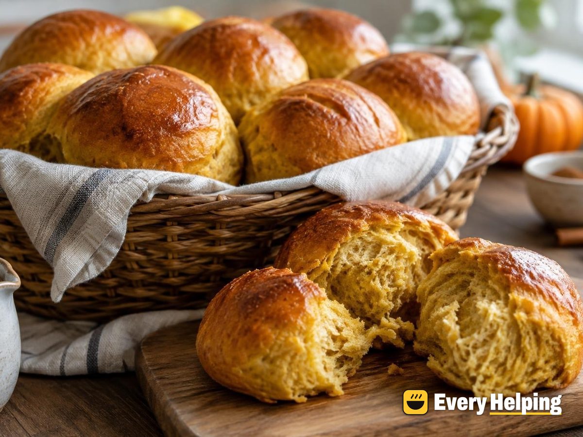 Sourdough Pumpkin Maple Dinner Rolls