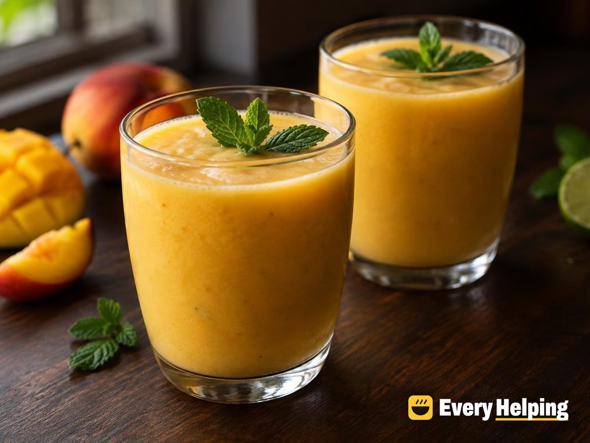 Mango-Peach Agua Fresca with Vanilla
