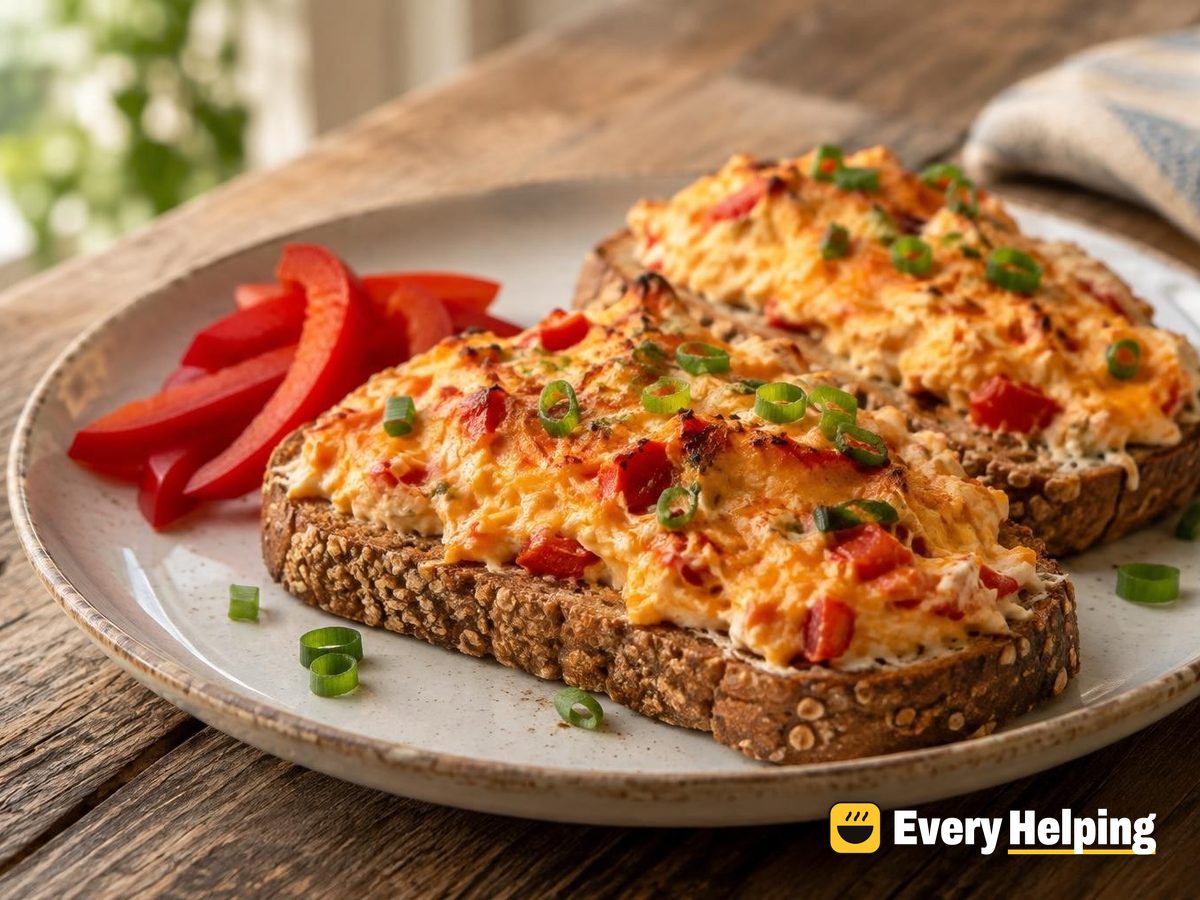 Smoky Roasted Pepper Pimento Cheese Spread