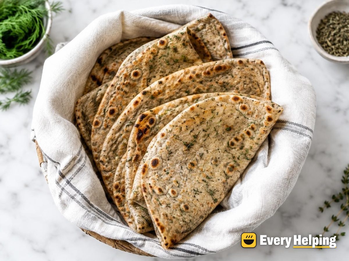Dill-Thyme Buttermilk Rye Tortillas