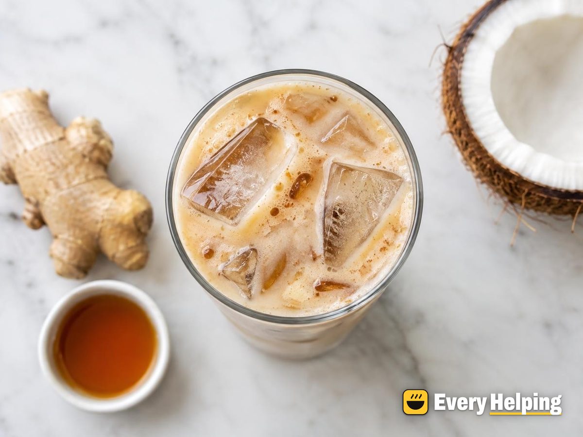 Iced Vanilla Coconut Chai Latte