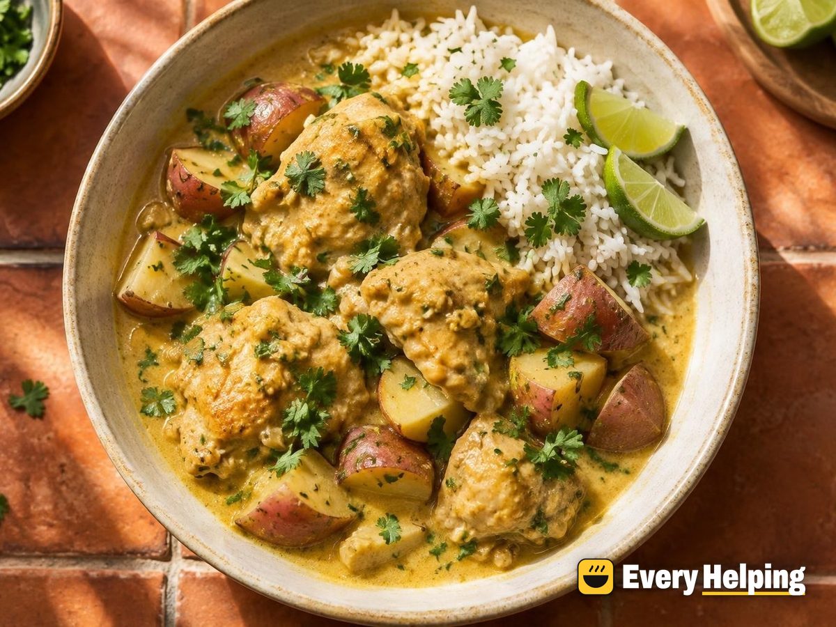 Coconut Chicken Thigh and Potato Curry