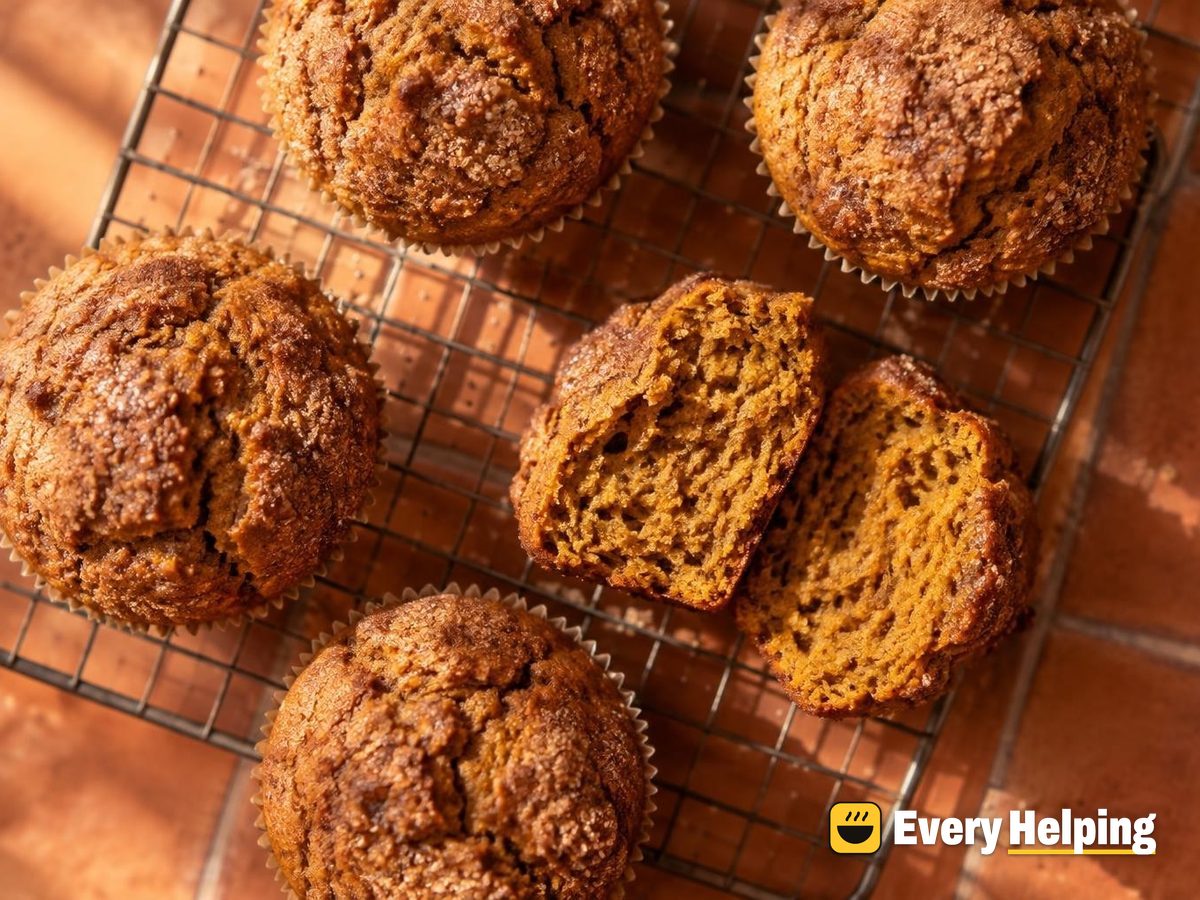 Brown Butter Maple Pumpkin Muffins