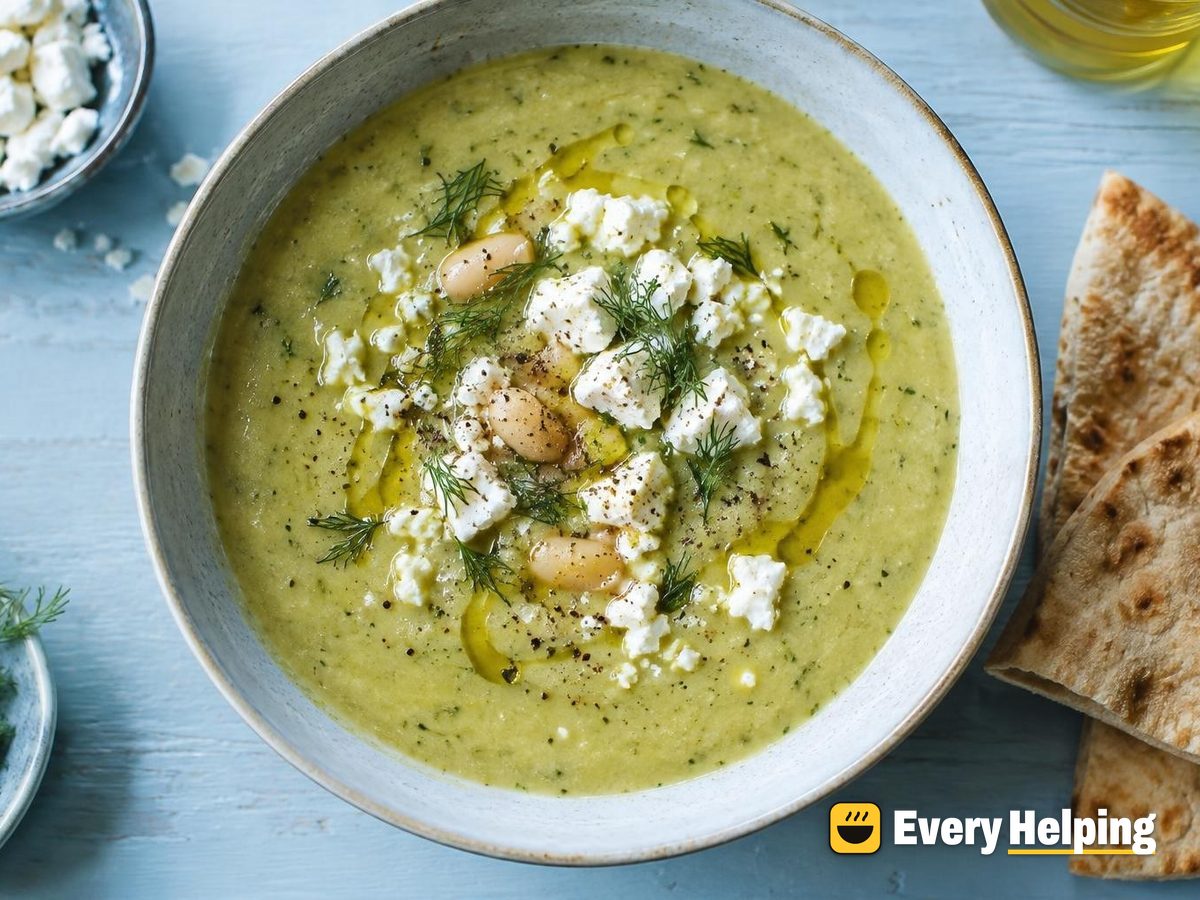 Creamy Zucchini, White Bean and Potato Soup