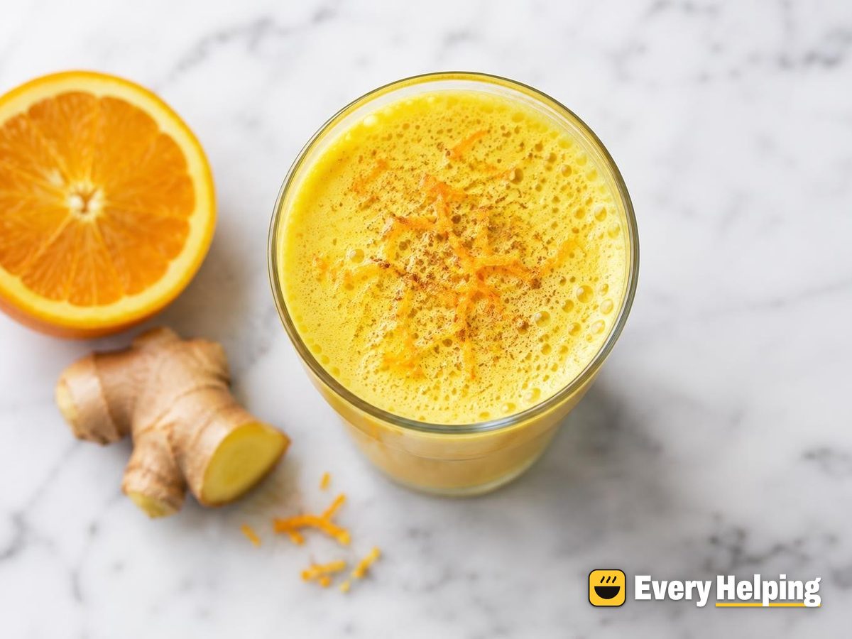 Vanilla Honey Golden Milk with Orange Zest