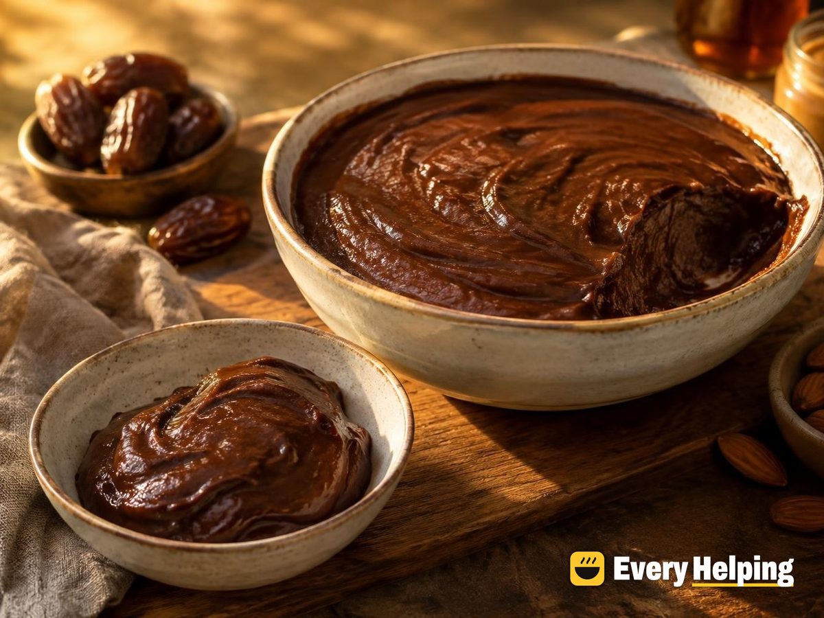 Silky Chocolate Pudding with Dates and Almond Butter