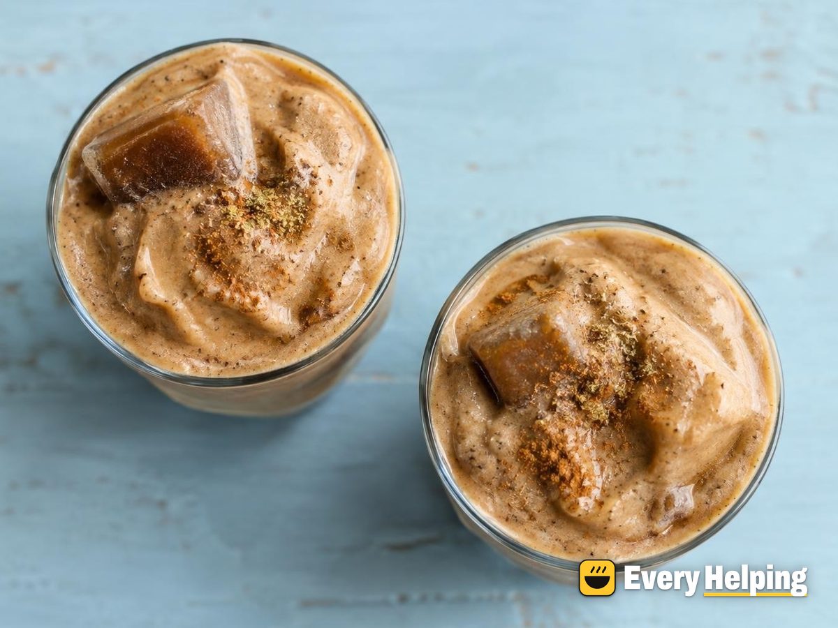 Frozen Chai Cube Coconut Date Shake