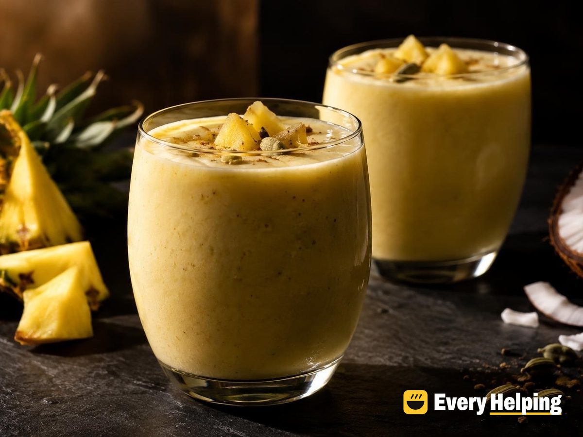Pineapple Coconut Cardamom Lassi