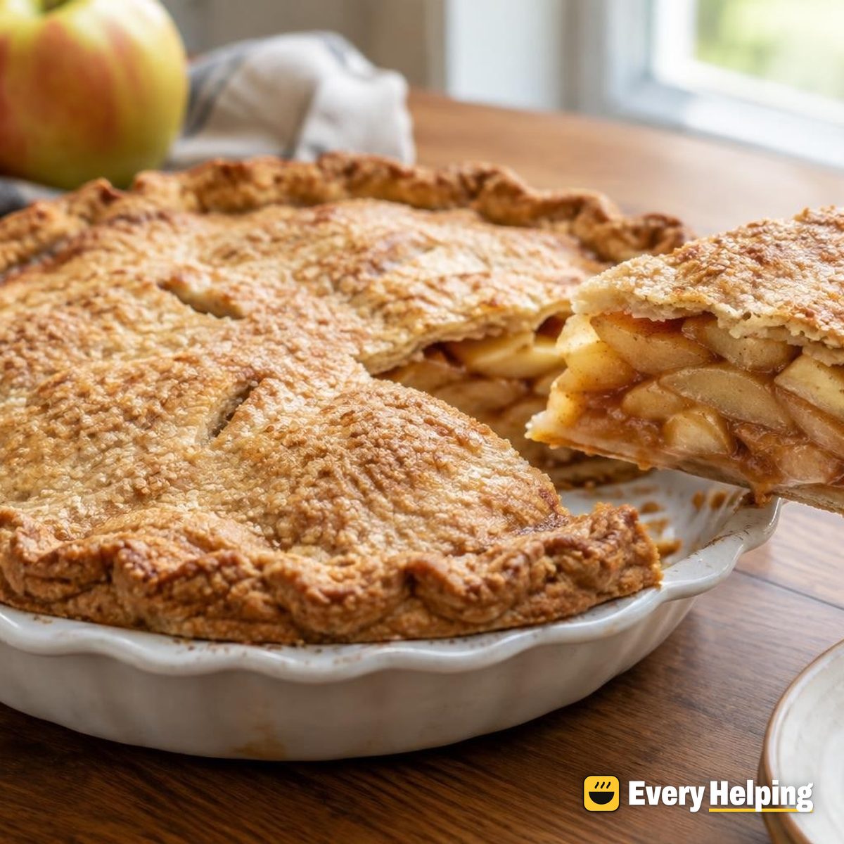 Whole Wheat Maple Apple Pie