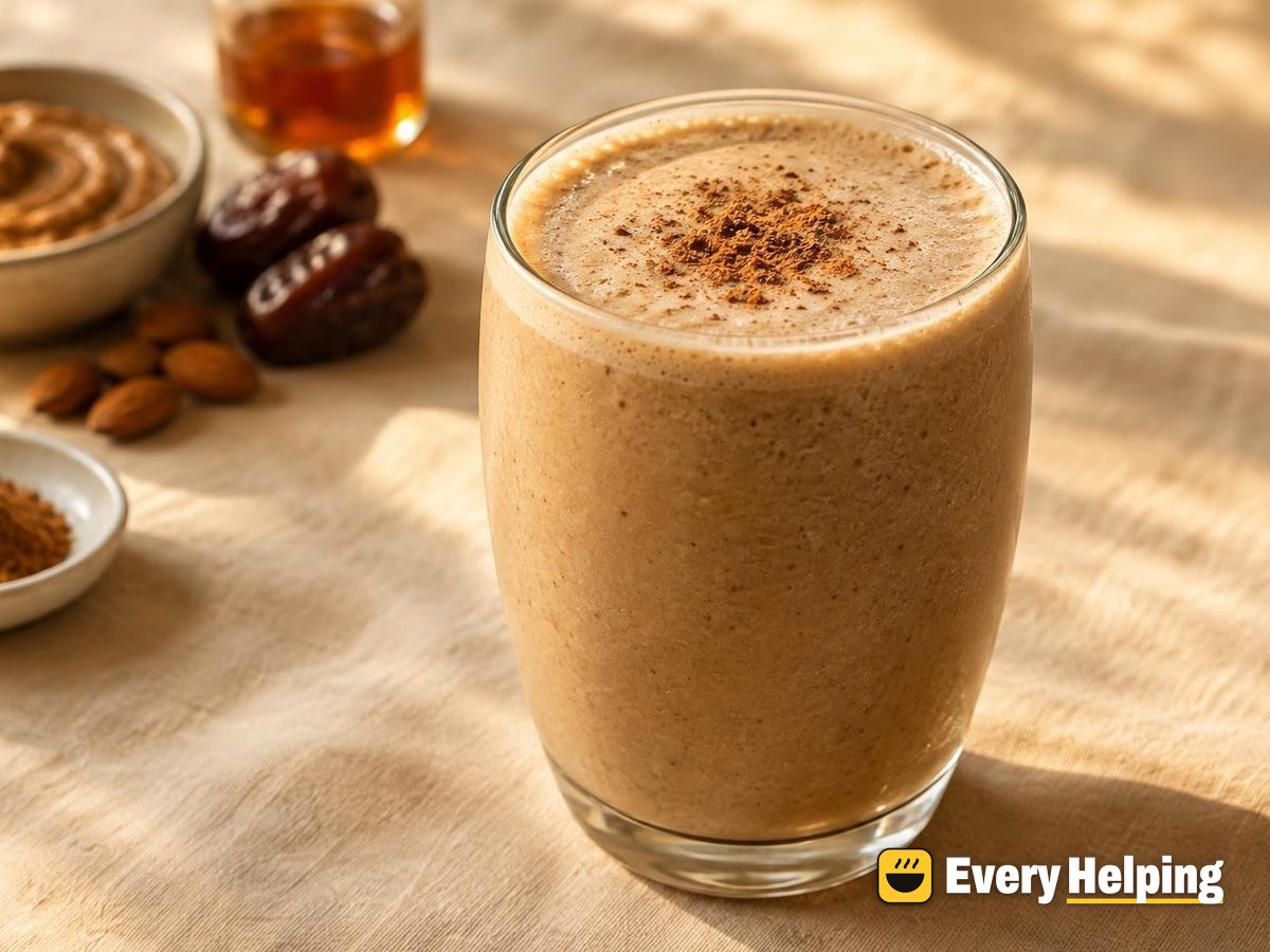 Maple Almond Butter Cold Brew Shake