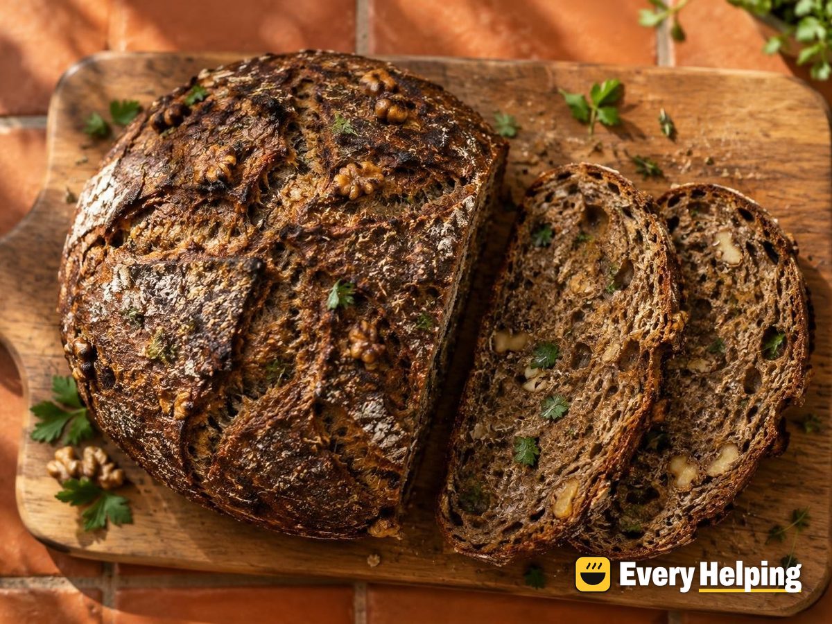 Thyme Parsley Walnut Rye Country Boule