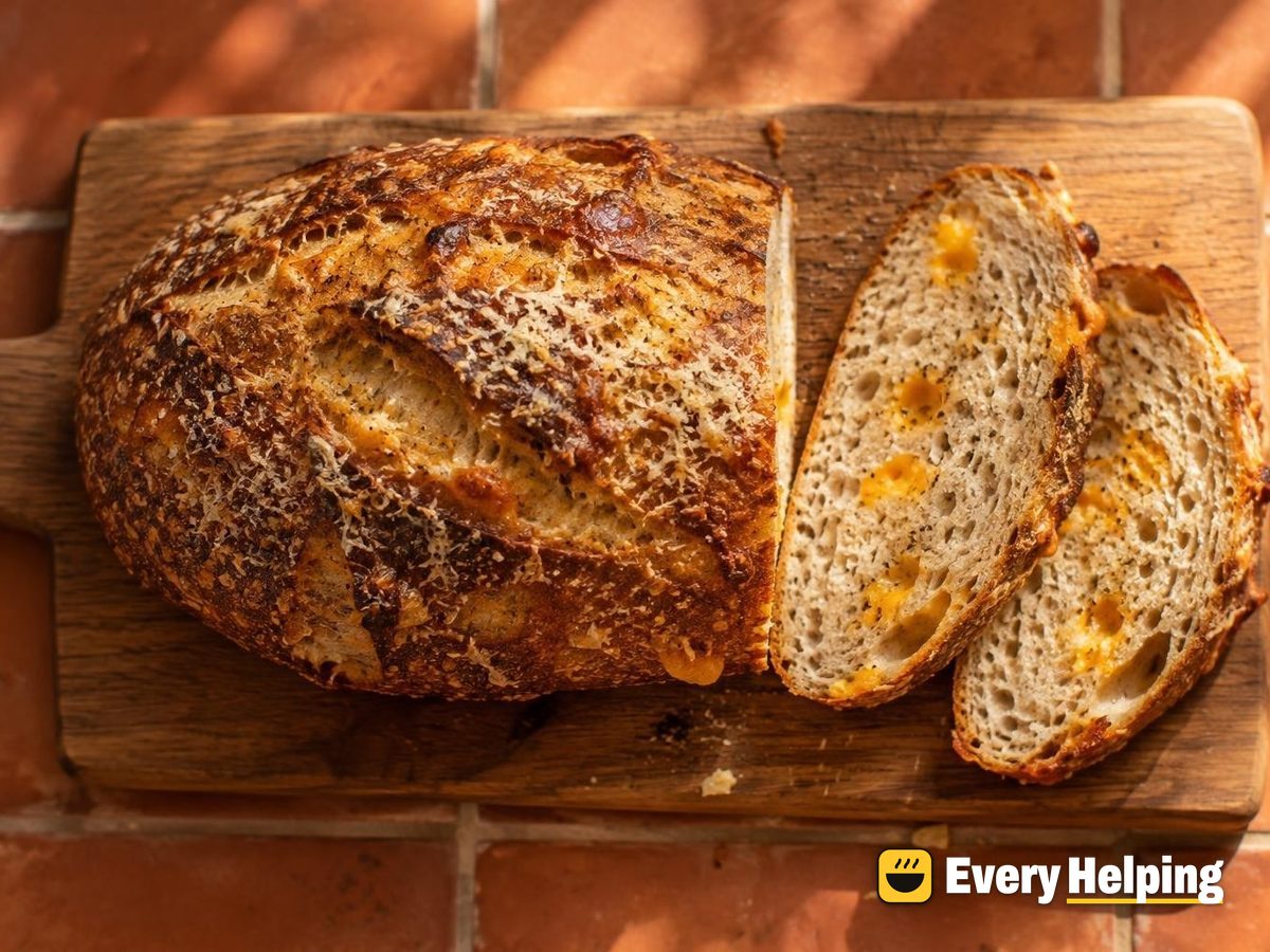 Spelt Cheddar Parmesan Sourdough Batard