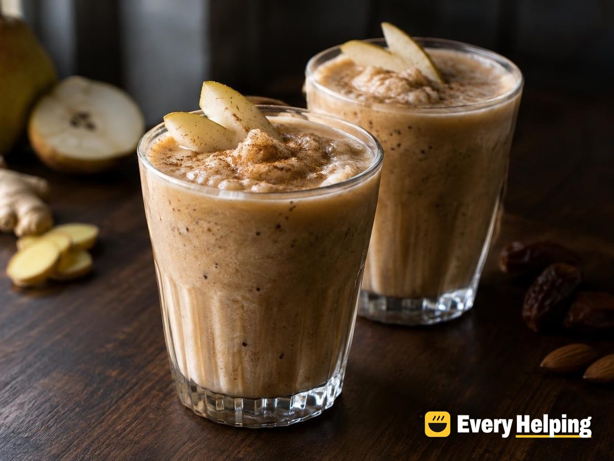 Frozen Spiced Pear Masala Chai Cooler