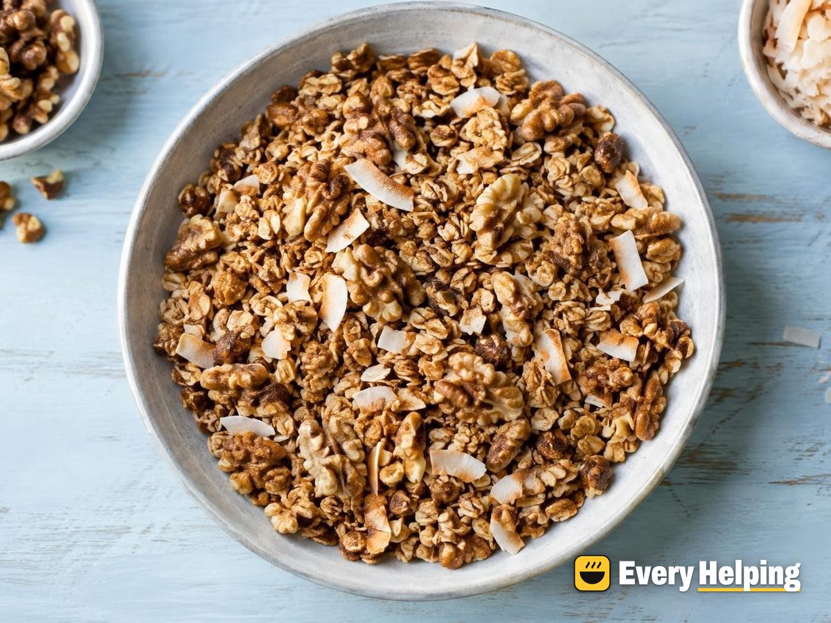 Brown Butter Walnut Coconut Granola