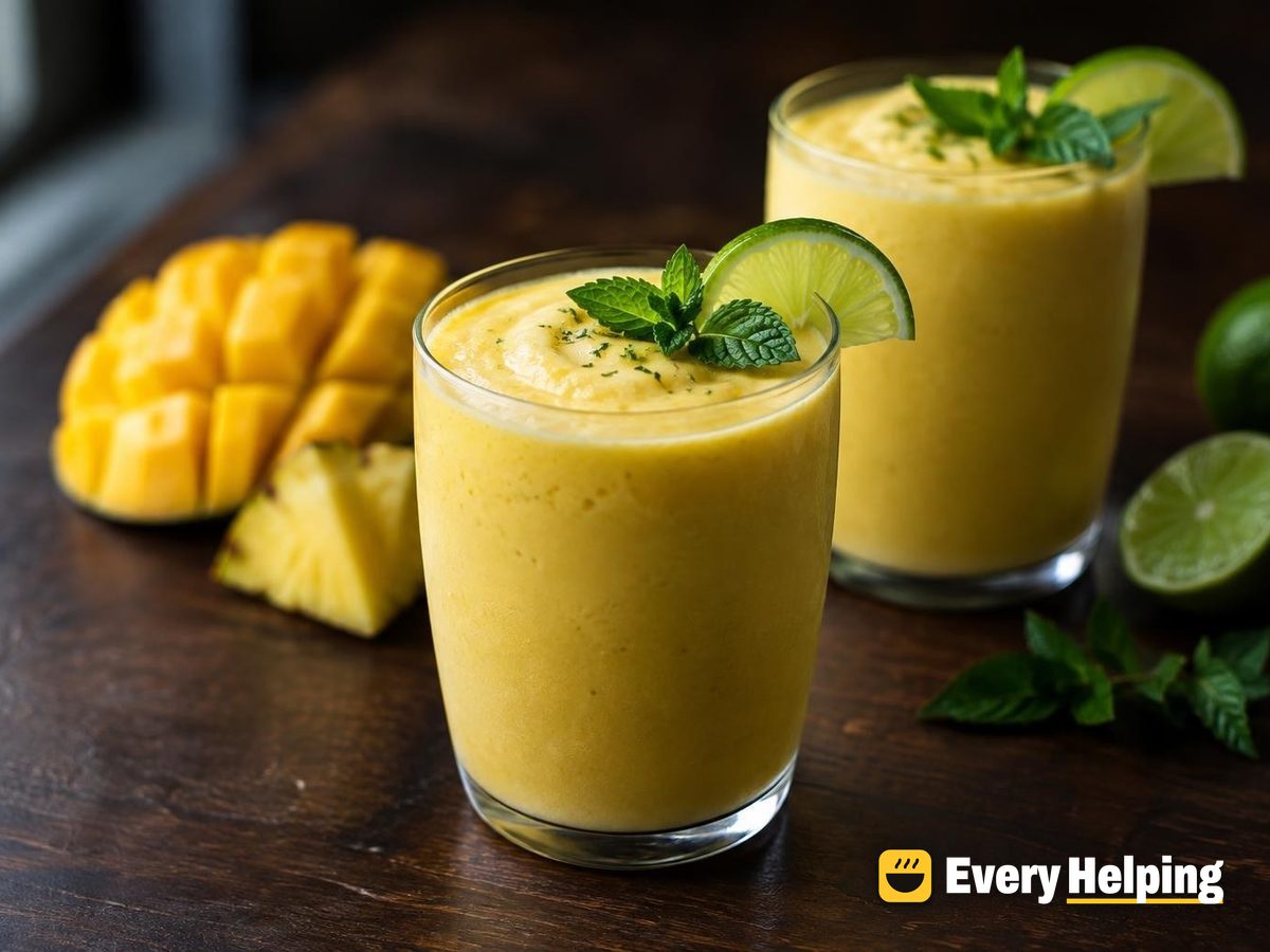 Mango Pineapple Lime Protein Smoothie