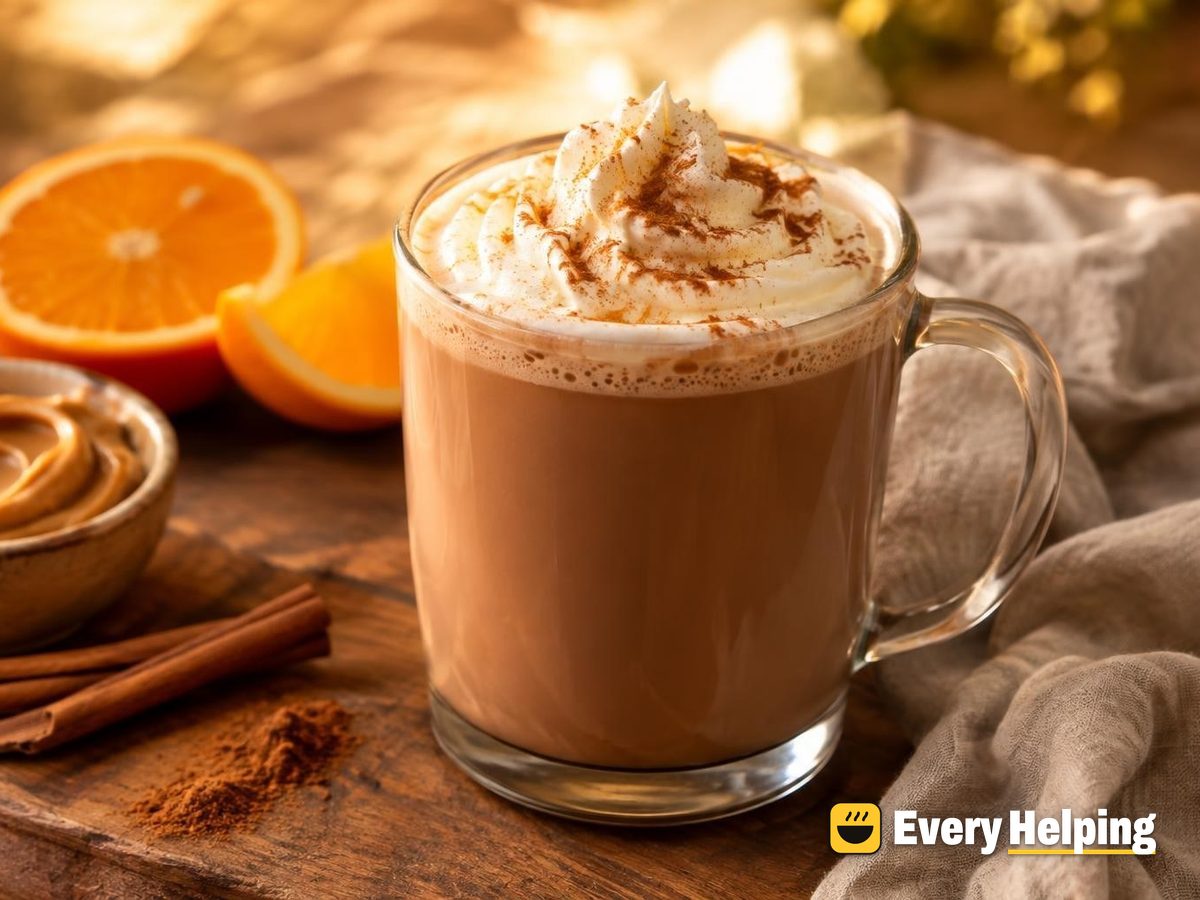 Orange Peanut Butter Cinnamon Hot Cocoa