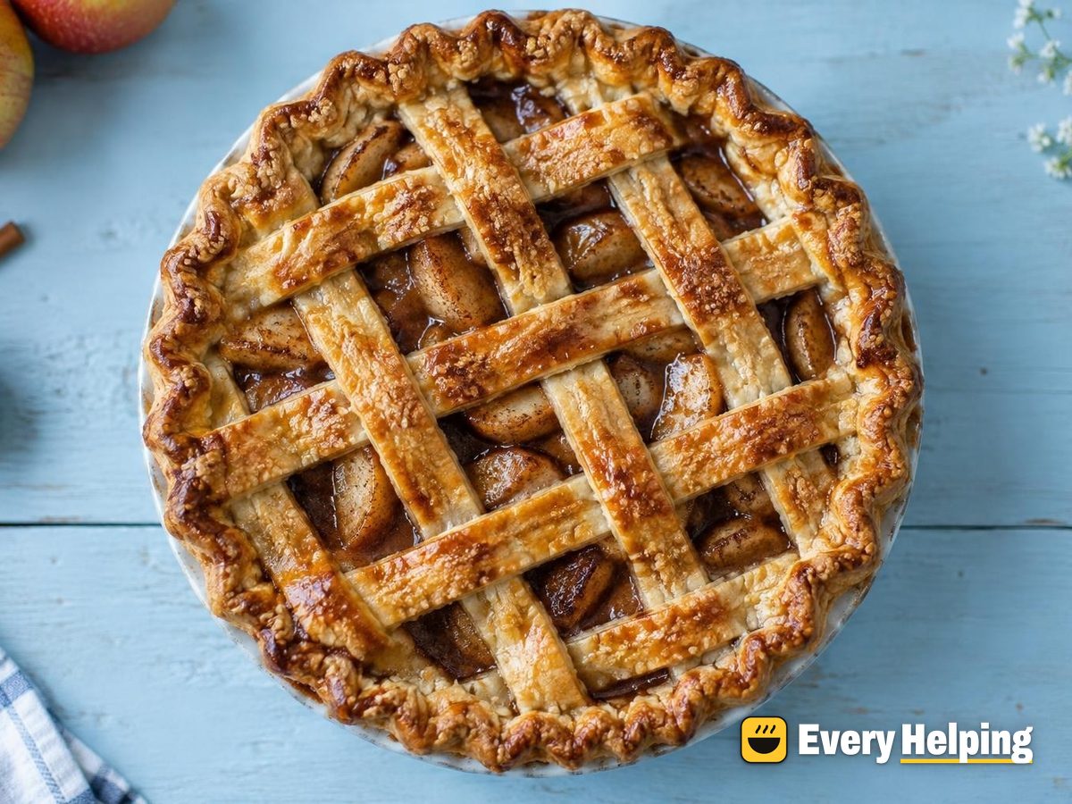 Maple Cinnamon Apple Lattice Pies