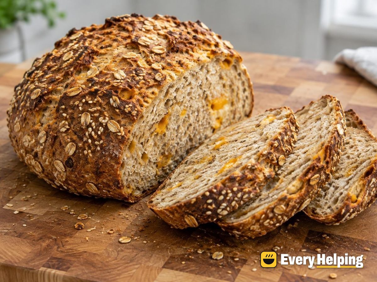 Toasted Oat Spelt Cheddar Seeded Boule