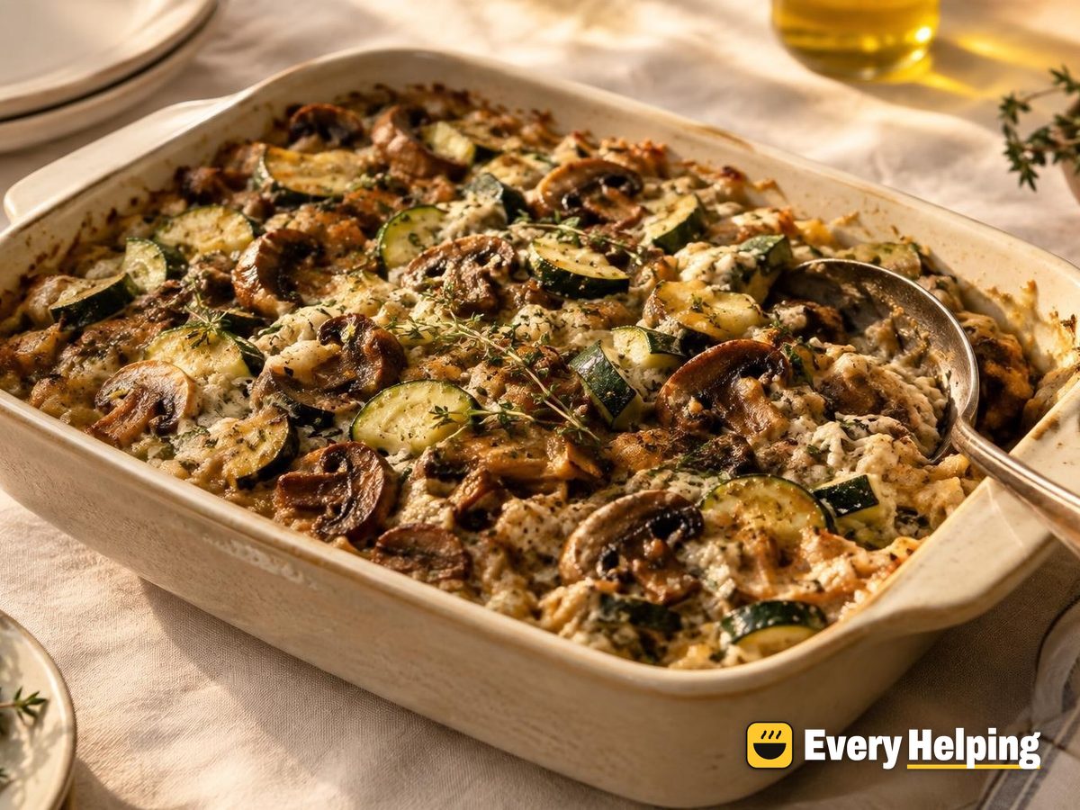 Roasted Mushroom and Thyme Pasta Sauce