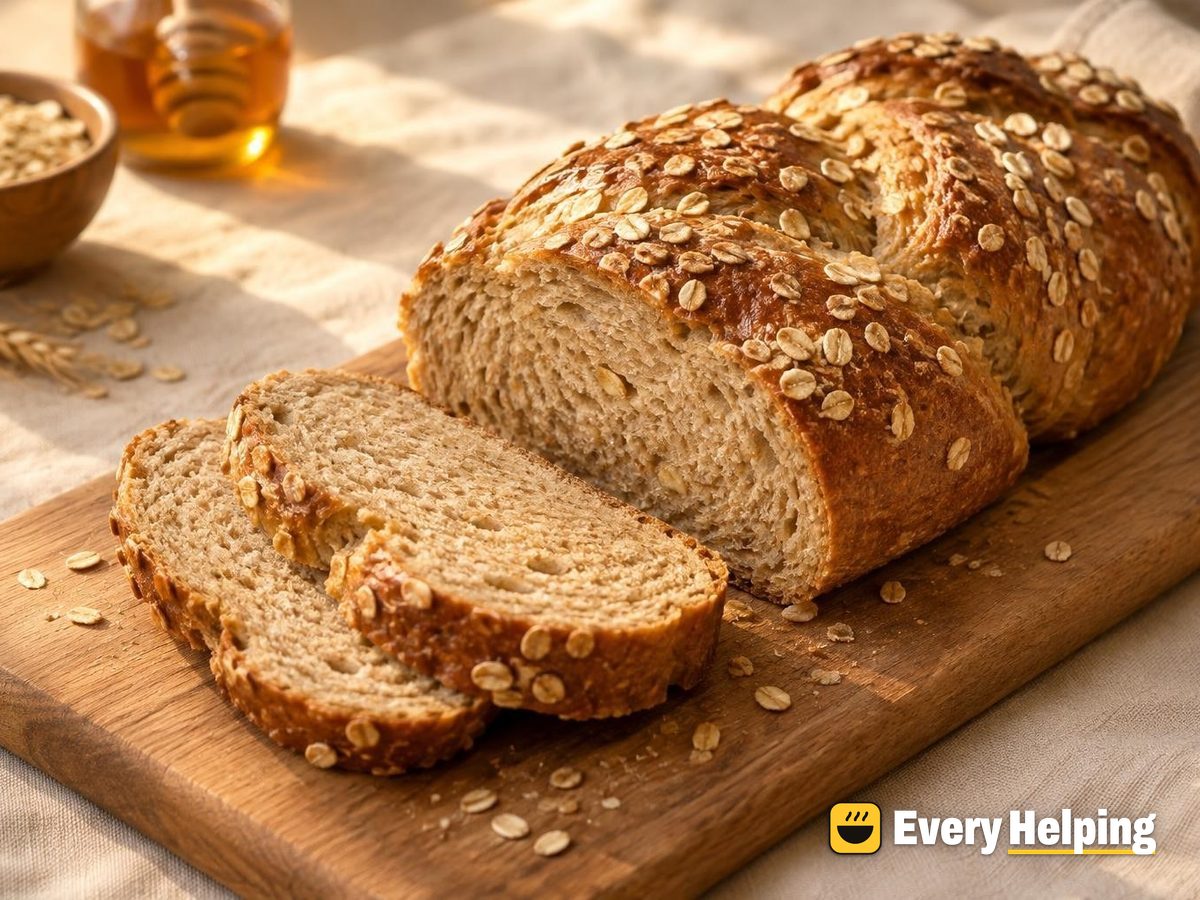 Honey Oat Whole Wheat Braid