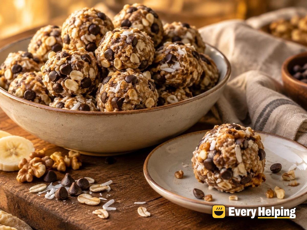 Vanilla Banana Walnut Chocolate Bites