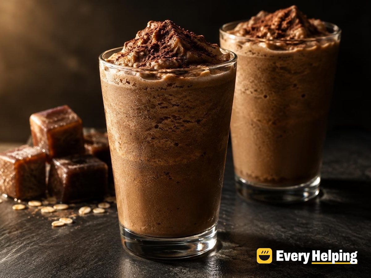 Coffee-Cube Oat Milk Mocha Frappé