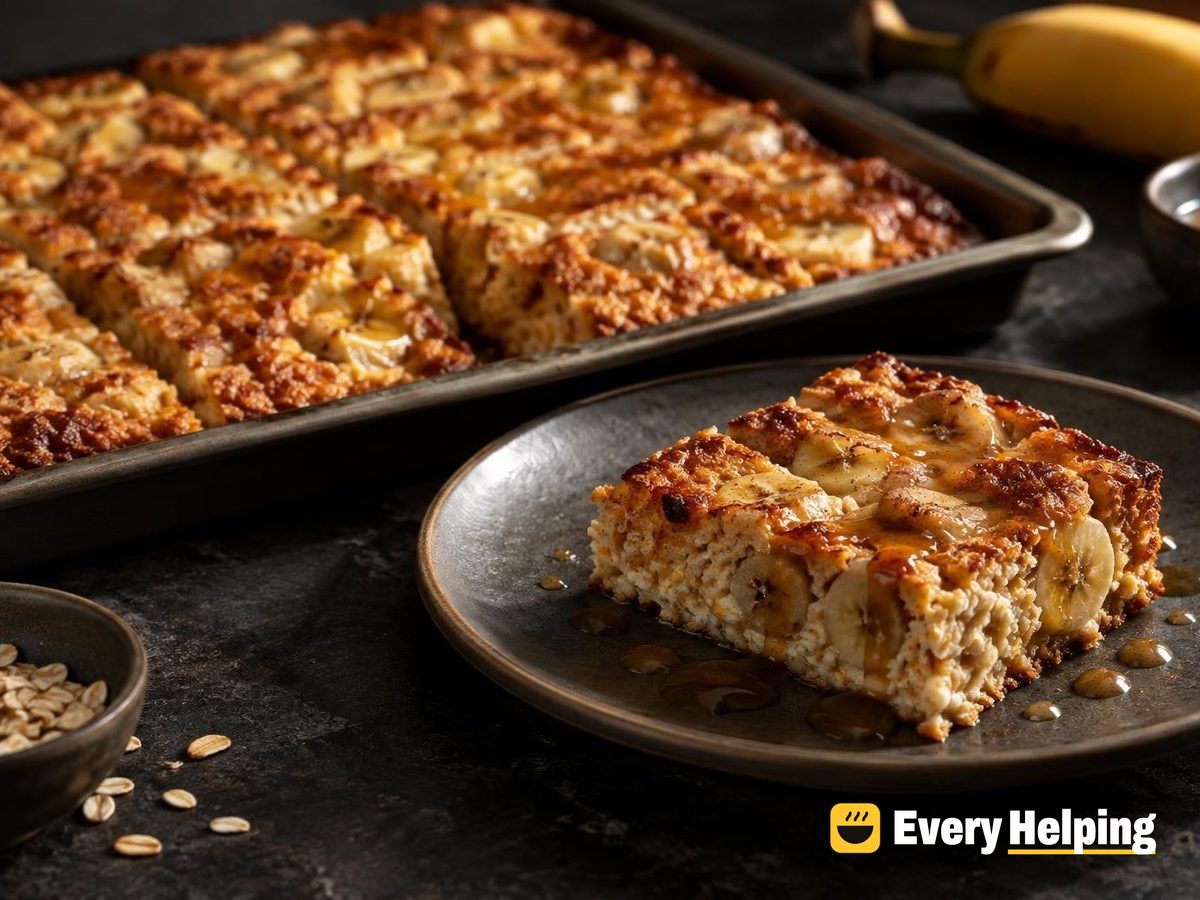 Sheet-Pan Cottage Cheese Banana Waffle Squares