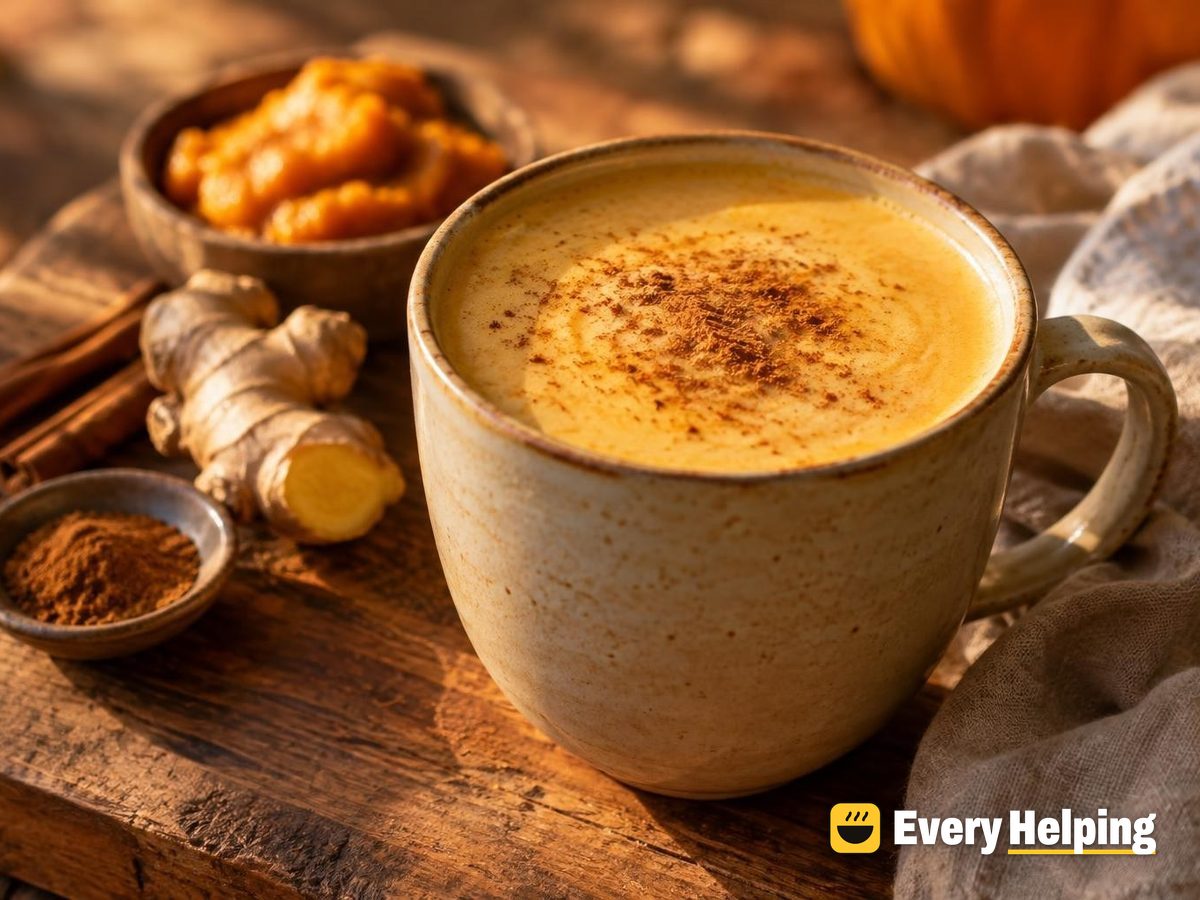 Pumpkin Ginger Steamer with Maple and Nutmeg