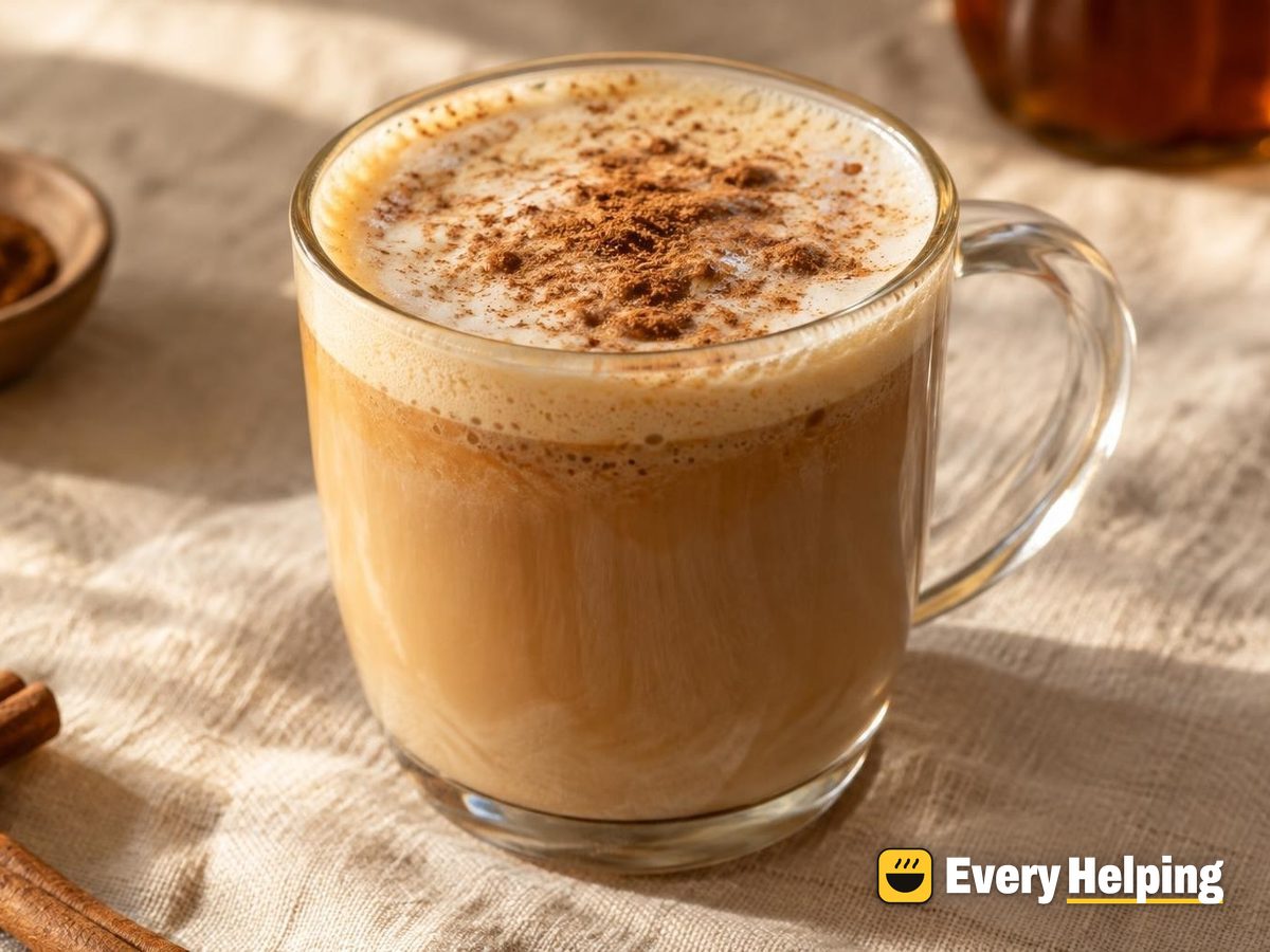 Maple Cinnamon Brown-Butter Latte