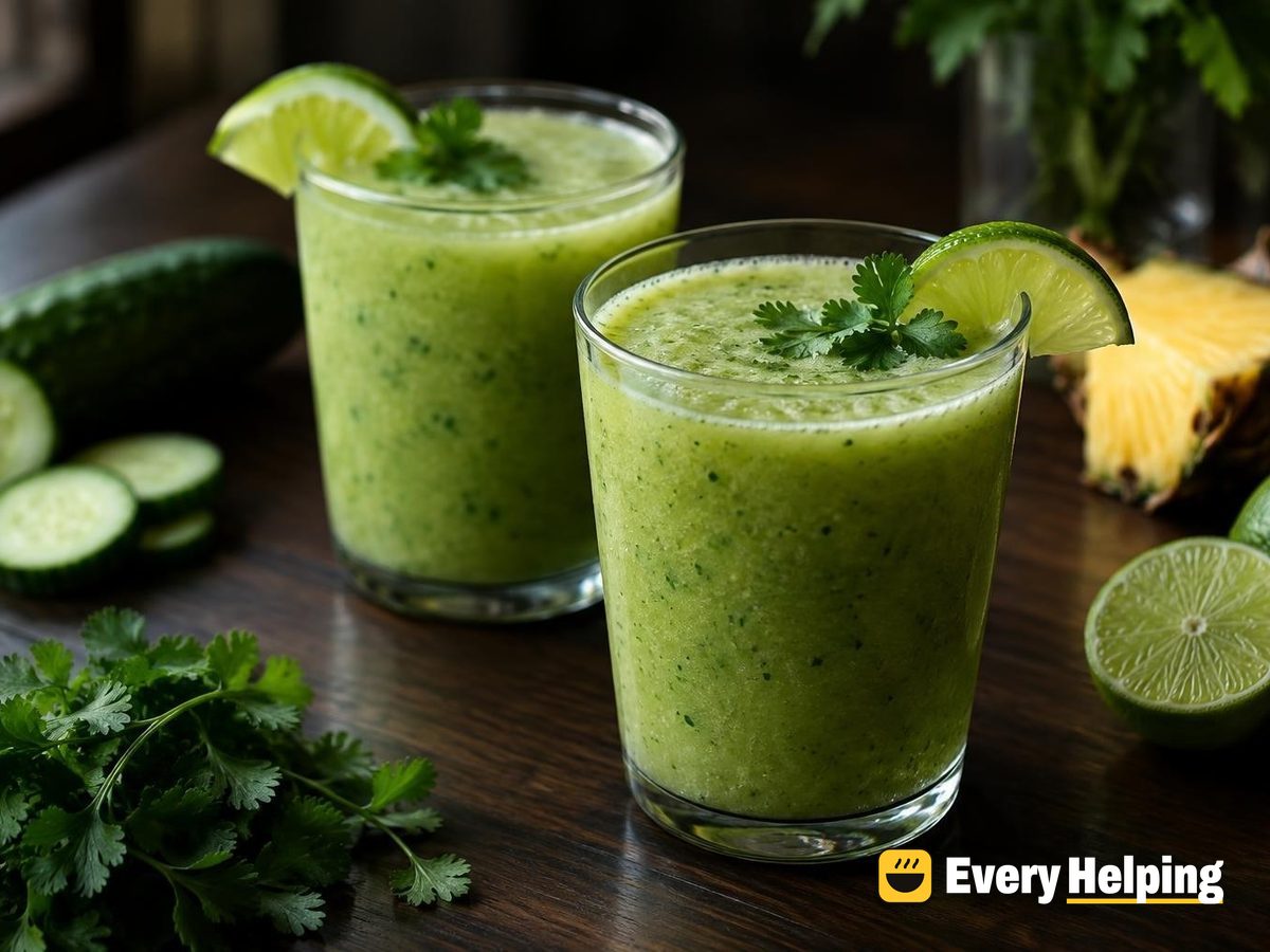 Cucumber-Pineapple Agua Fresca with Cilantro