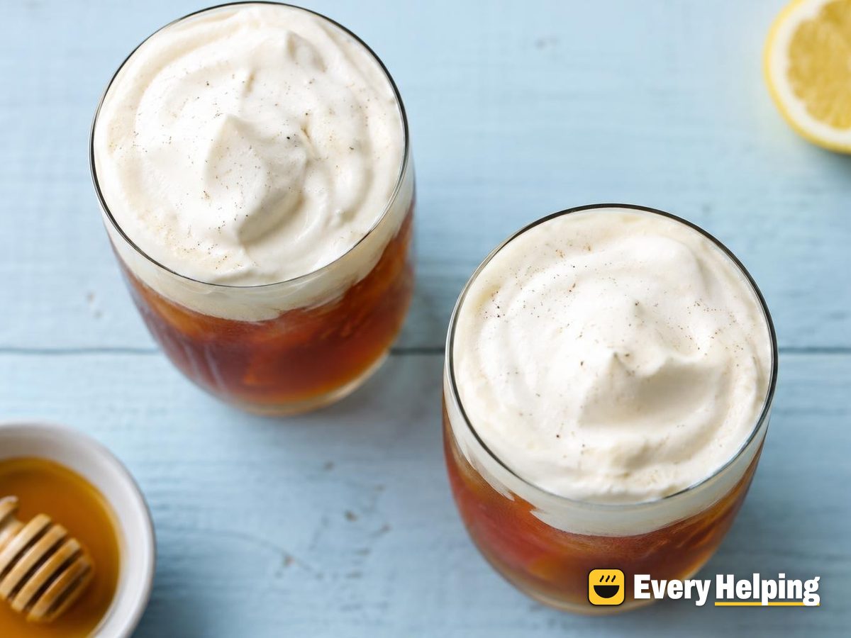 Vanilla Honey Black Tea with Cold Foam