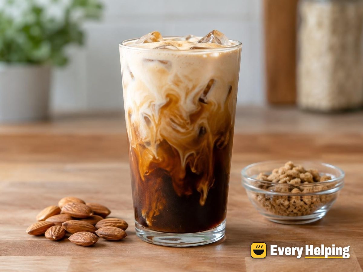 Brown Sugar Toasted Almond Iced Americano