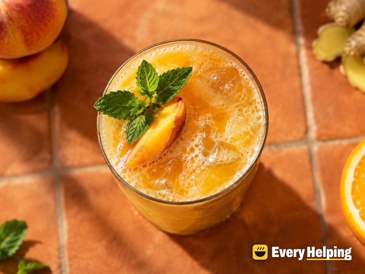 Ginger Peach Orange Cooler