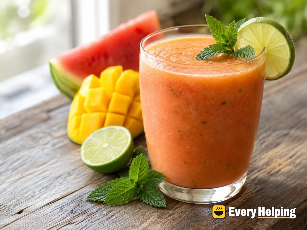 Mango-Watermelon Agua Fresca with Mint