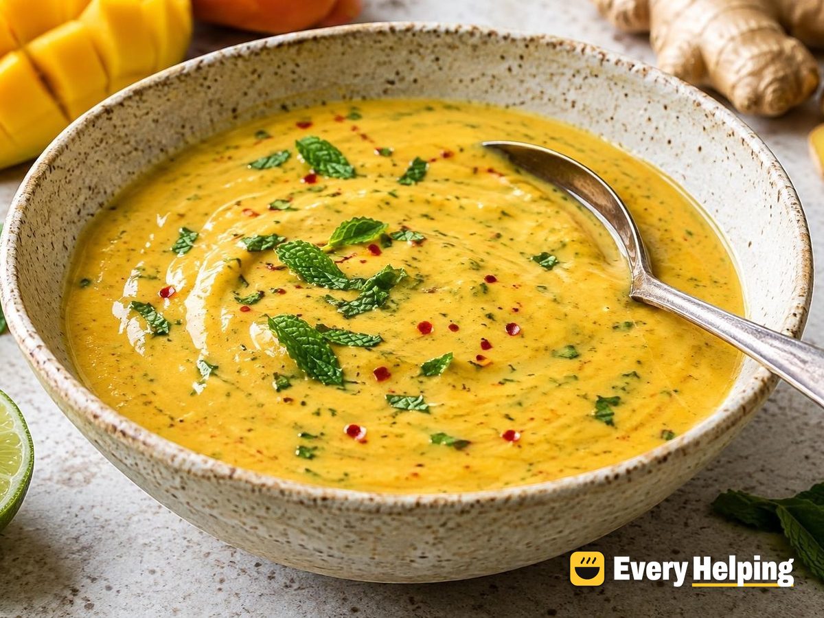 Mango Ginger Tahini Dressing with Mint