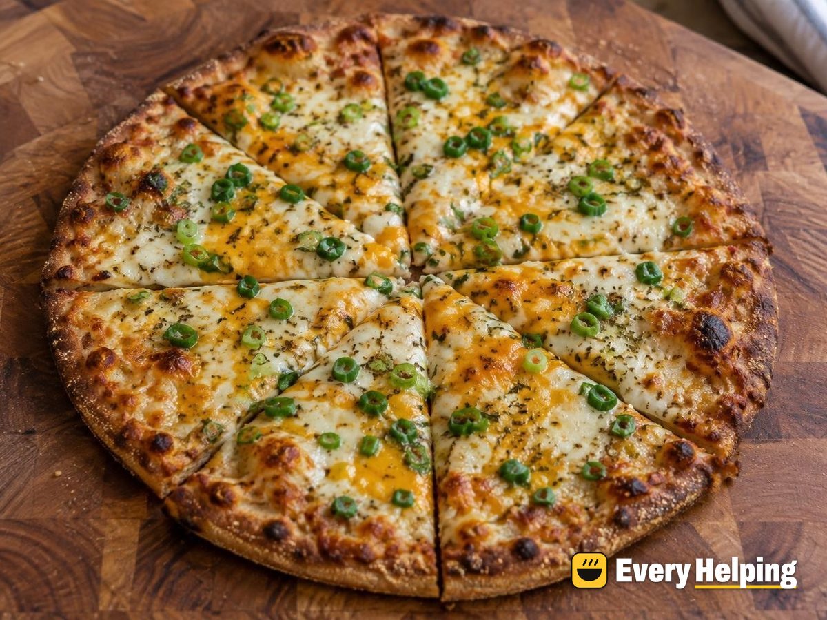 Cold-Ferment Cheddar and Scallion Thin-Crust Pizzas