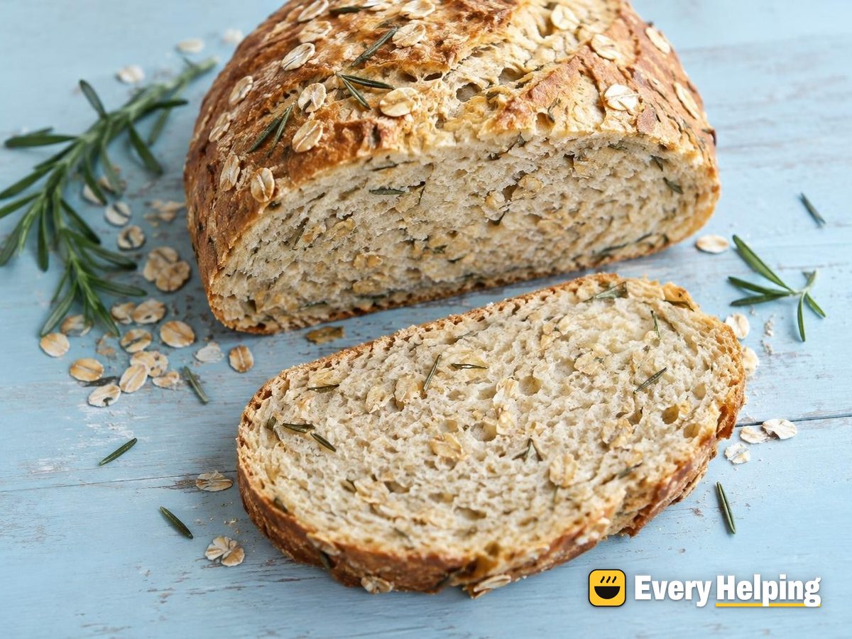 Soft Rosemary Oat Boule
