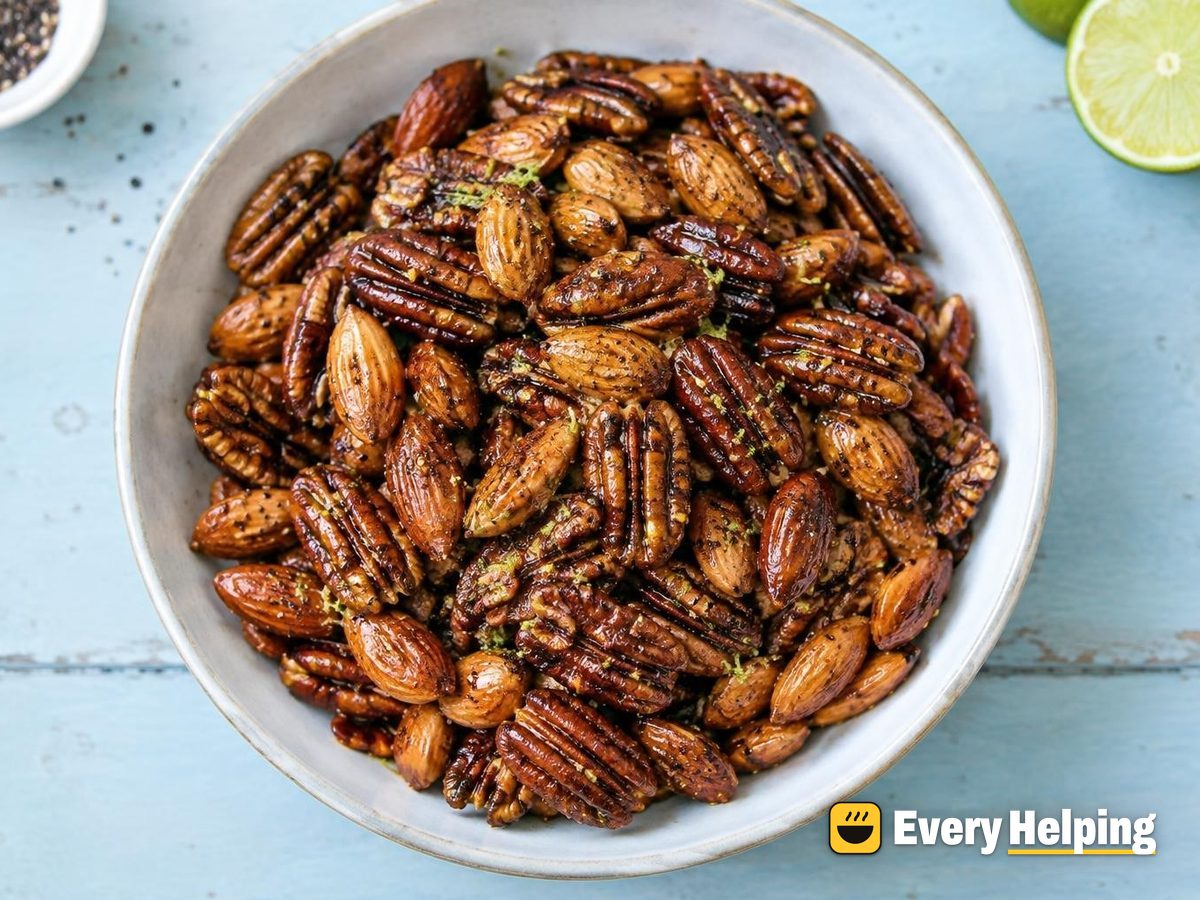 Lime Chili Black Pepper Pecans and Almonds
